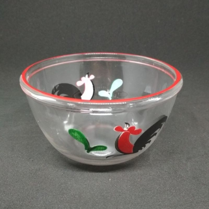 Isi 20 pcs Souvenir Mangkok Jago Bening Kecil Diameter 9,5cm + Bungkus Mika Cantik , Souvenir Pernik