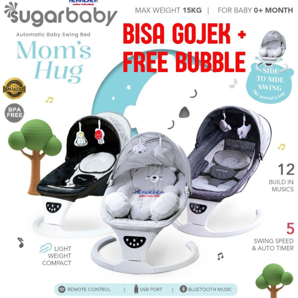 SALEE SUGARBABY SUGAR BABY CHAIR HUG ME AUTOMATIC BABY SWING BED SWING HUG ME KSERIES BABY AVENE