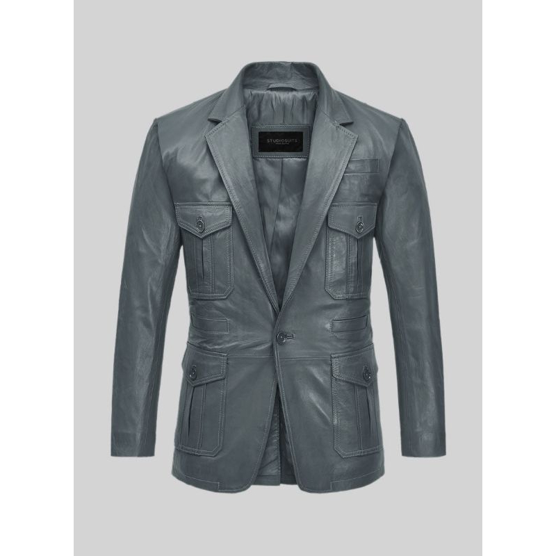 Jaz kulit domba asli 100%-Jaket kulit asli domba super-Blazer kulit pria-Jaket peia