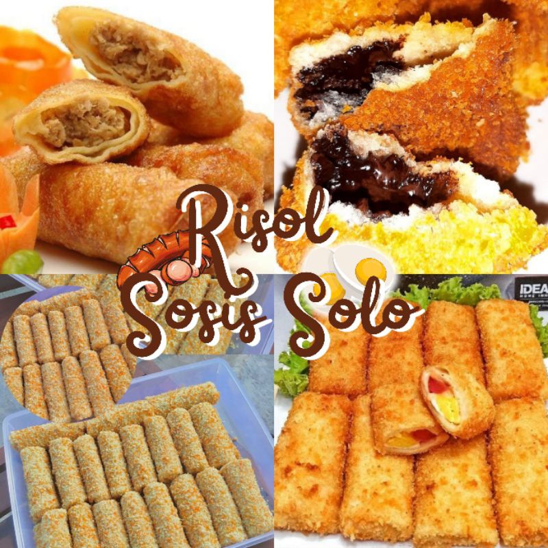 

Risol Mayo ISI 6 PCS || Risol Coklat || Sosis Solo Frozen - Mentah