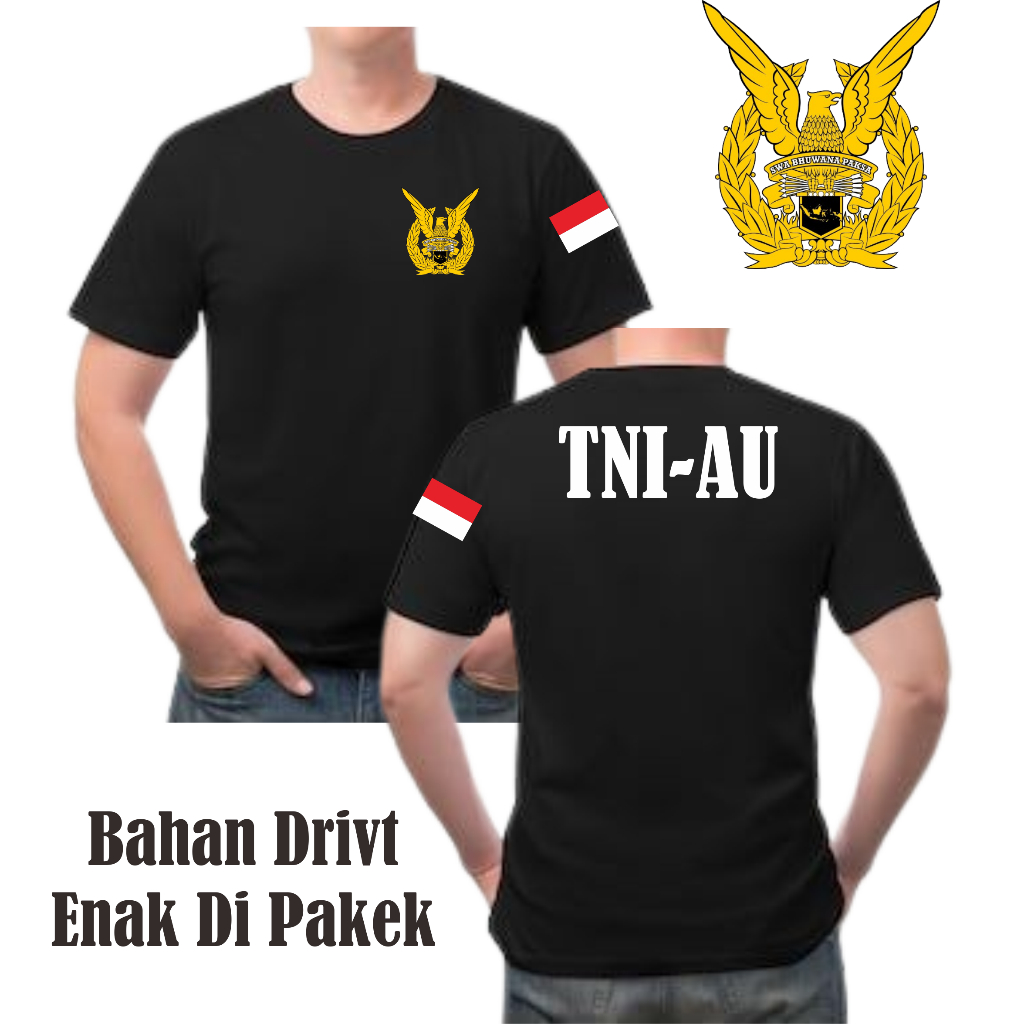 Kaos TNI AU Angkatan Udara Baju Distro