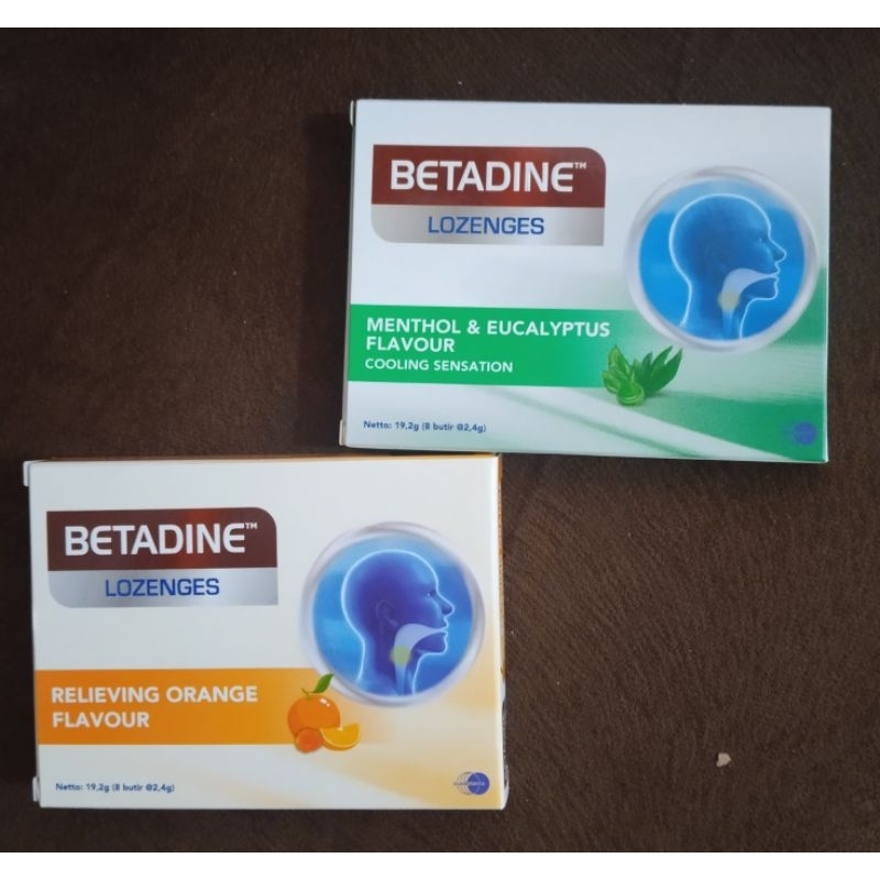 

BETADINE PERMEN LOZENGES 19,2GR ISI 8 BUTIR