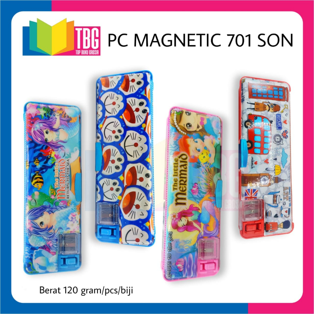 

1 PCS PENCIL CASE MAGNETIC 701 SON KOTAK TEMPAT PENSIL