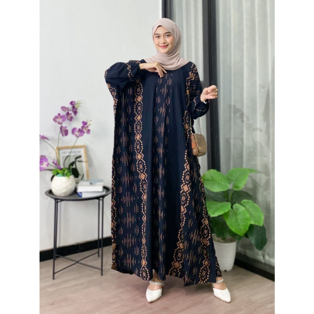 GROSIR DASTER KAFTAN LILIDA /GAMIS KAFTAN RAYON TERKINI/KAFTAN MODERN/KAFTAN MEWAH NISA COD