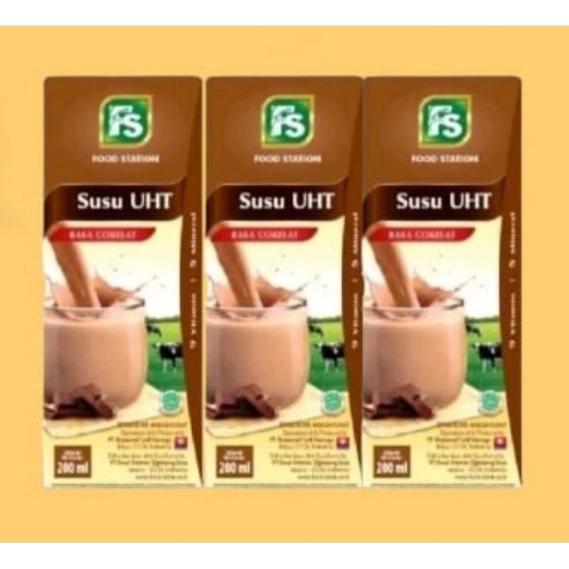 

SUSU UHT Rasa Coklat ukuran 200ML || 1 Dus