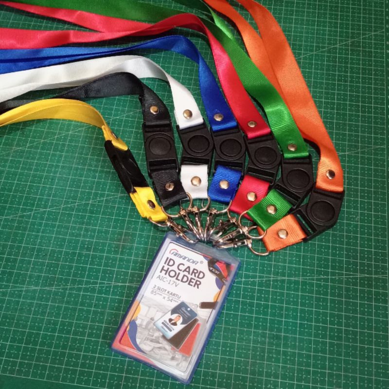 

TALI LANYARD ID CARD SATUAN/GANTUNGAN KARTU/TEMPAT KARTU