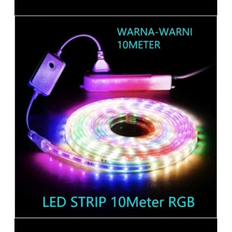 Lampu Led Strip Selang Warna Warni +adaptor