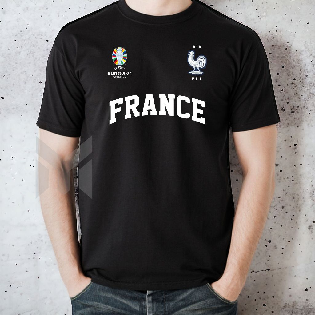 Kaos Distro Pria Wanita FRANCE TIMNAS PRANCIS EURO