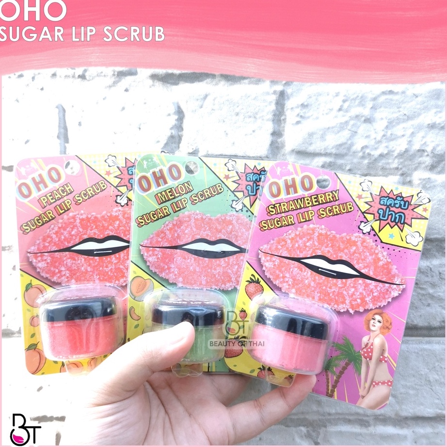 COD OHO sugar lip scrub  Perawatan Bibir