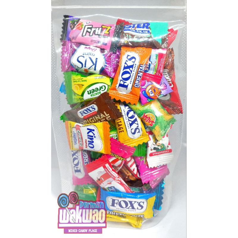 

Permen Campur / MIX bisa request suka suka isi 40 pcs