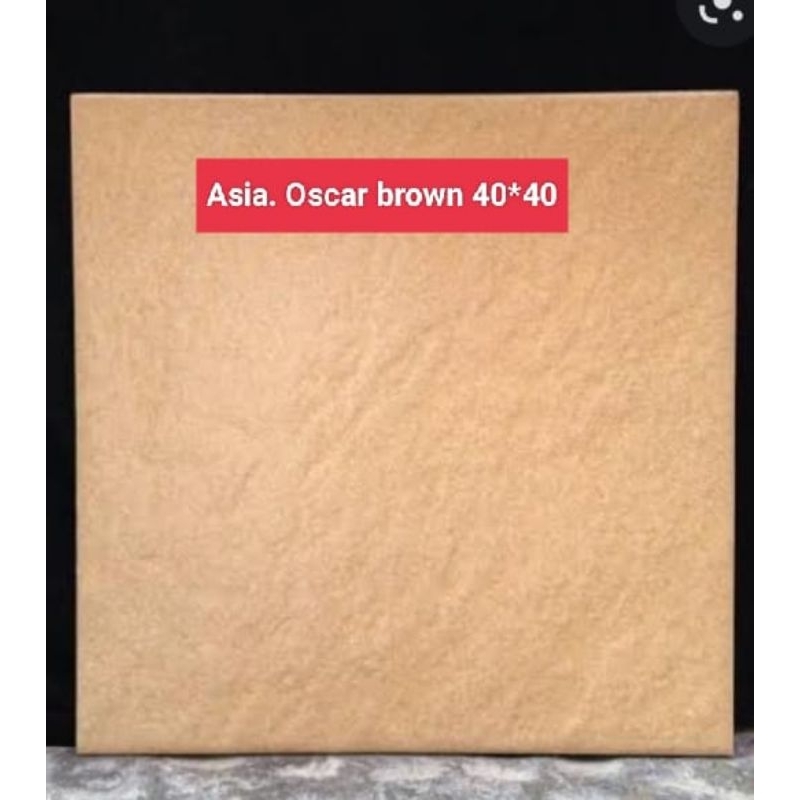 keramik 40x40 asia tile Oscar brown kw3