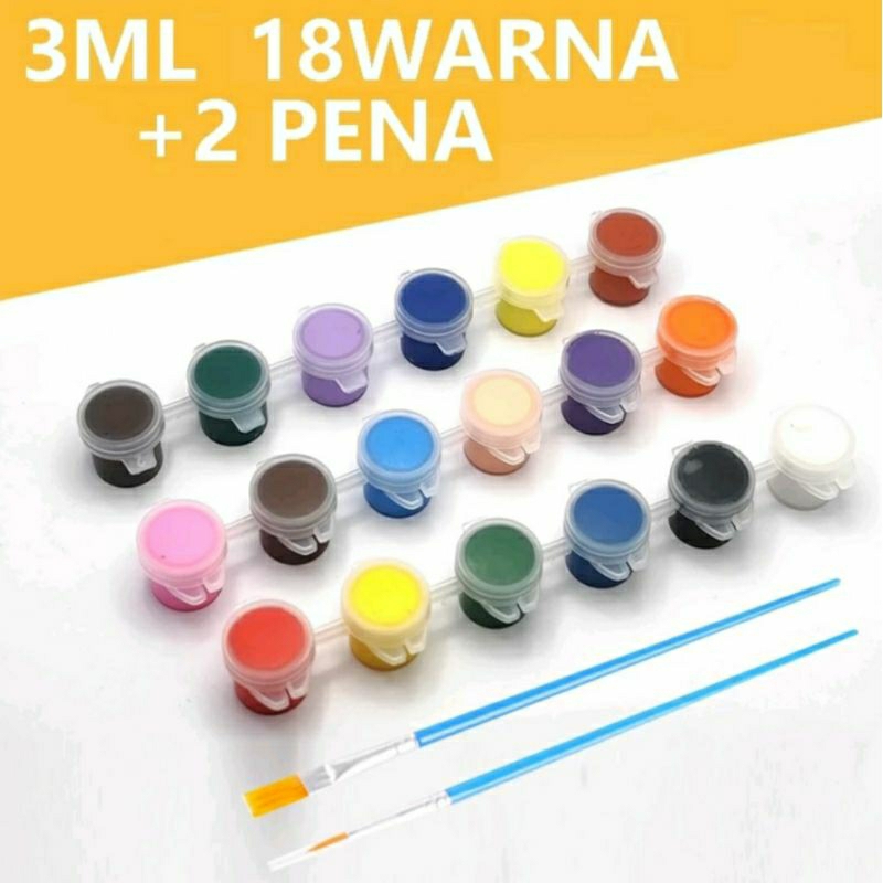 

#KarensMart Set. Cat Lukis Akrilik 12 & 18 Warna