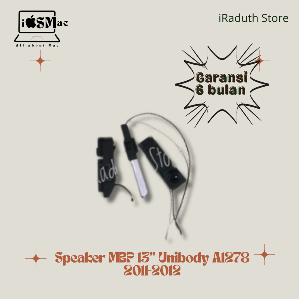 Speaker MBP 13" Unibody A1278 2011-2012