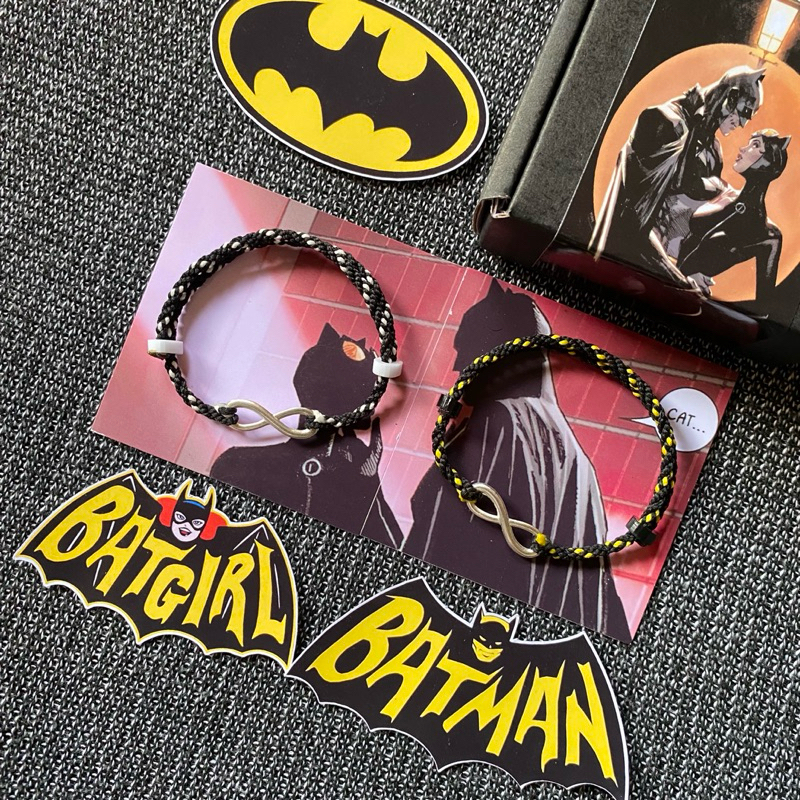 Infinity Bracelet Couple Batman & Batgirl
