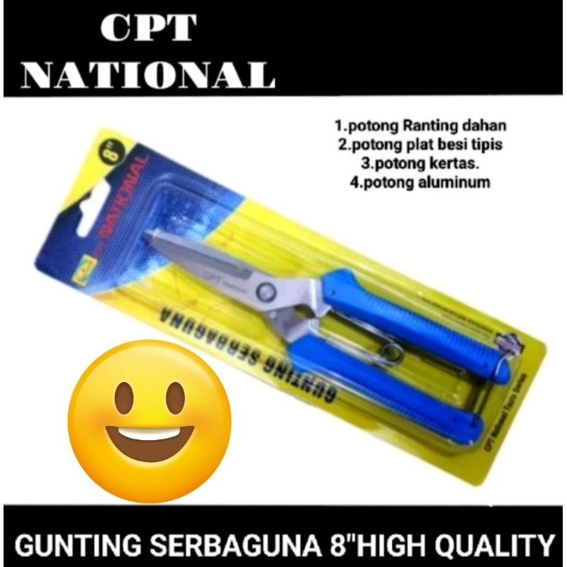 

gunting serba guna 8" merk cpt national