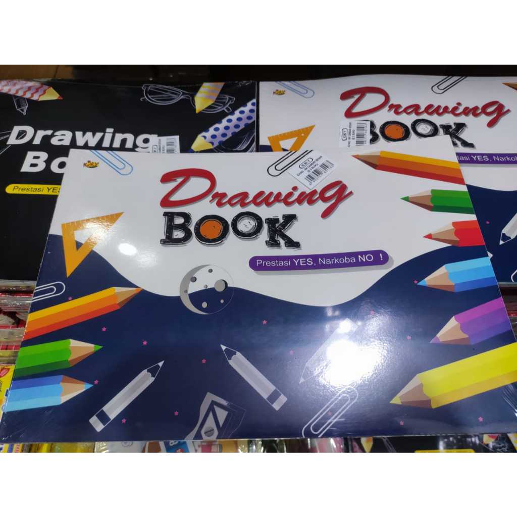 

Buku Gambar Kiky Besar Uk. 26 x 37 cm ( 1 Pack ) / Drawing Book Kiky 1 Pack