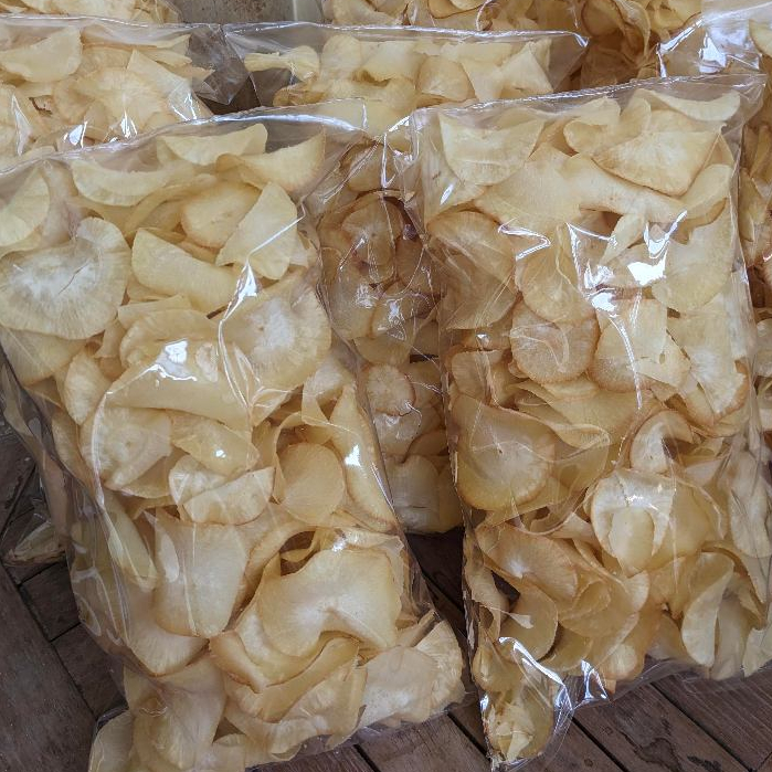 

Snack Cemilan Keripik Singkong Original Asin Renyah Empuk Tidak Berminyak