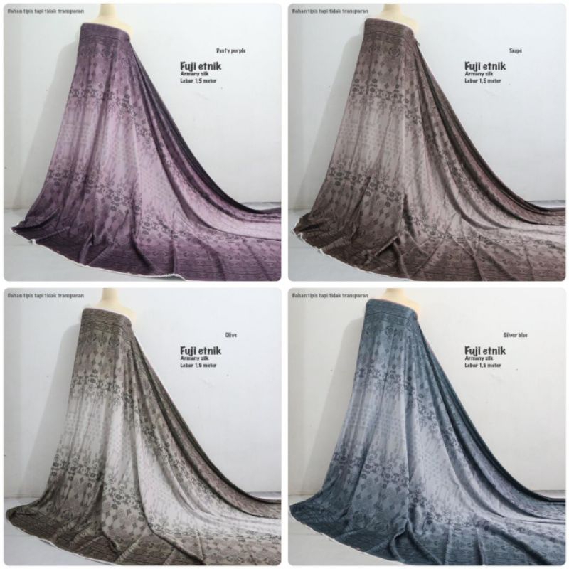 KAIN GRADASI // kain silk motif gradasi // kain silk //kain armani silk // kain motif gradasi // kai