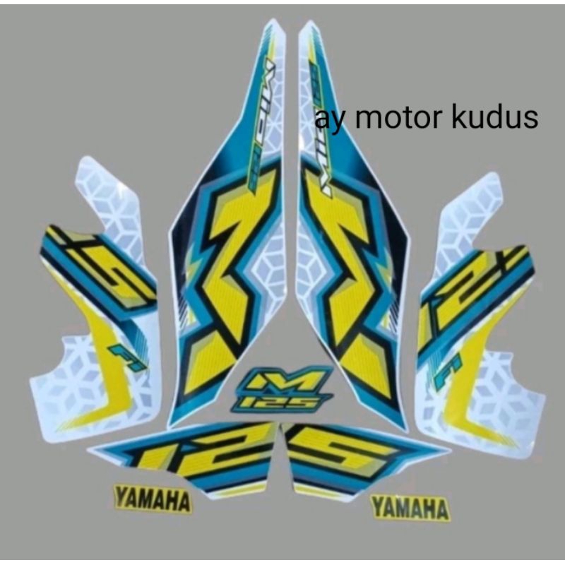 setriping seticker sepeda motor list Yamaha Mio M3 125 Mio 2022-2023