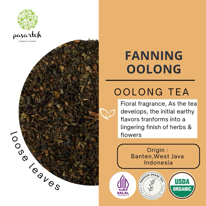 

[ pasarteh ] Fanning Oolong | Teh Fanning | Teh Oolong | Oolong Tea | Fanning Oolong | Premium Grade
