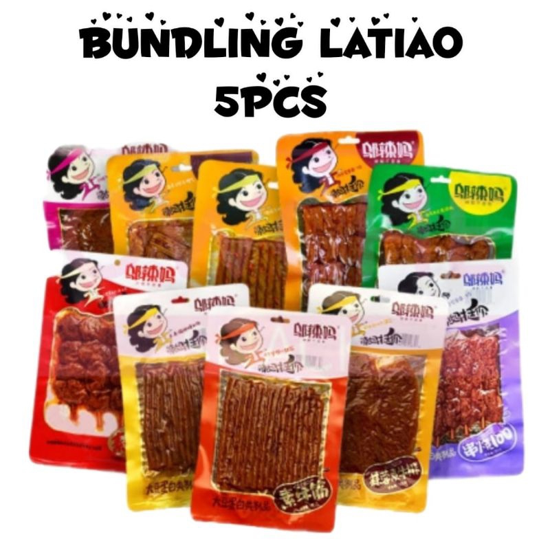 

LATIAO BUNDLING 5PCS CEMILAN SIAP SAJI LATIAO SPICY MURAH