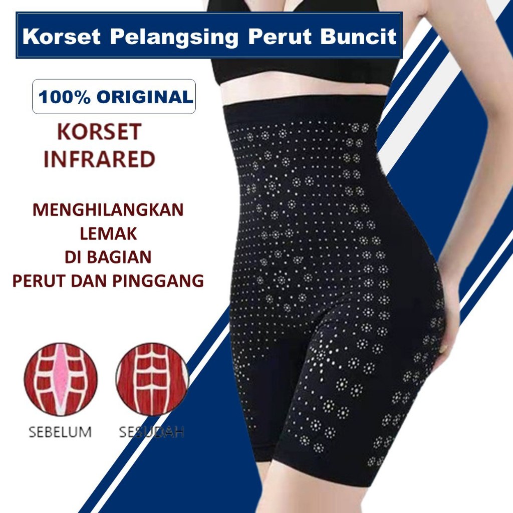 Korset Infrared PELANGSING PERUT dan mengecilkan paha