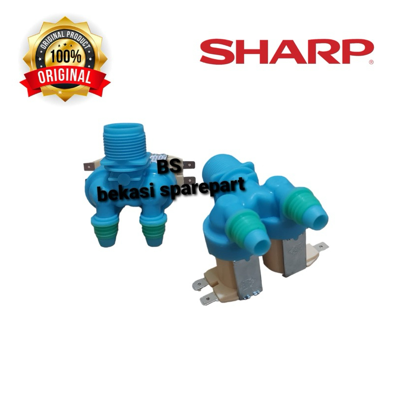 Water Inlet Selenoid Mesin Cuci Sharp 2 Way - Selenoid Mesin Cuci Sharp