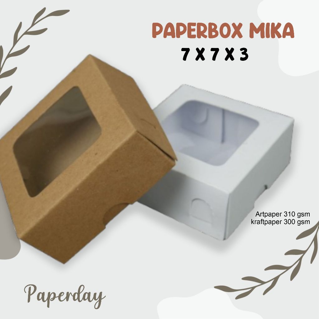 

PAPER BOX MIKA 7X7X3 cm
