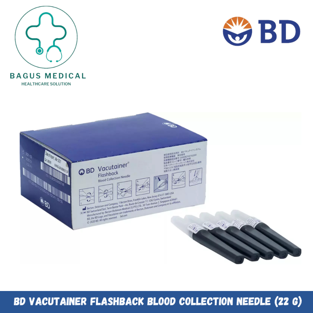 BD VACUTAINER Flashback Blood Collection Needle (22 G)