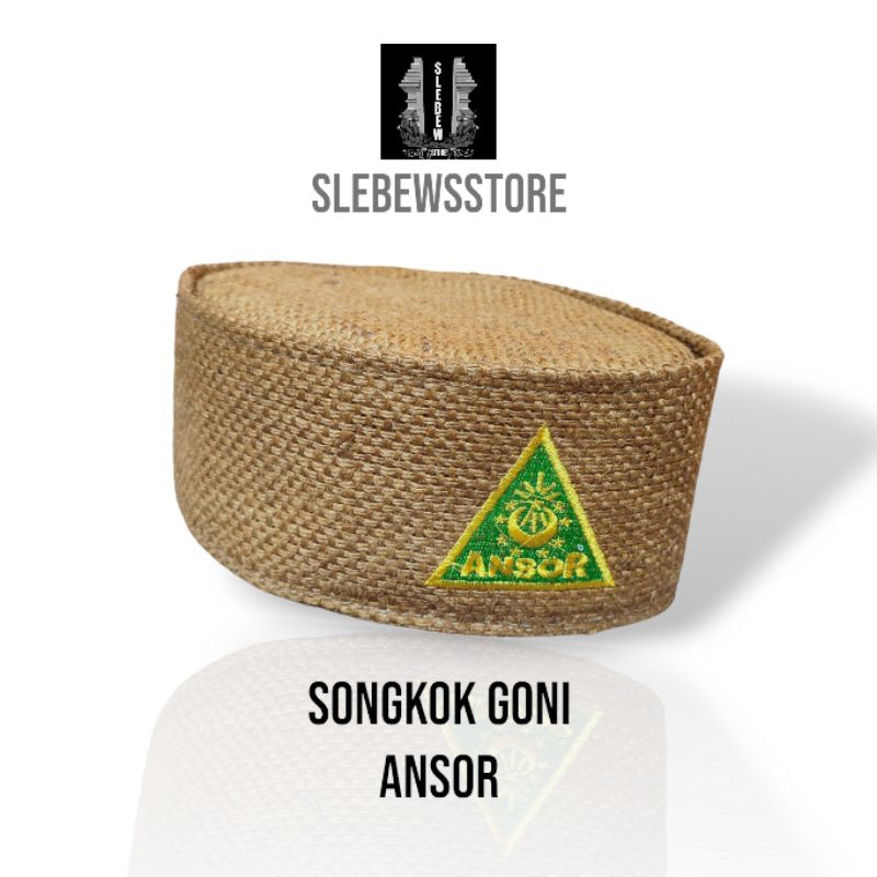 Peci Goni Songkok Bordir Logo Ansor