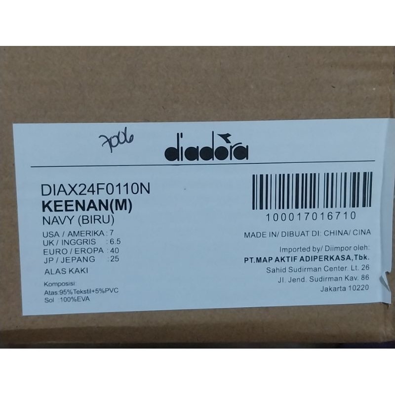 diadora keenan navy size 40