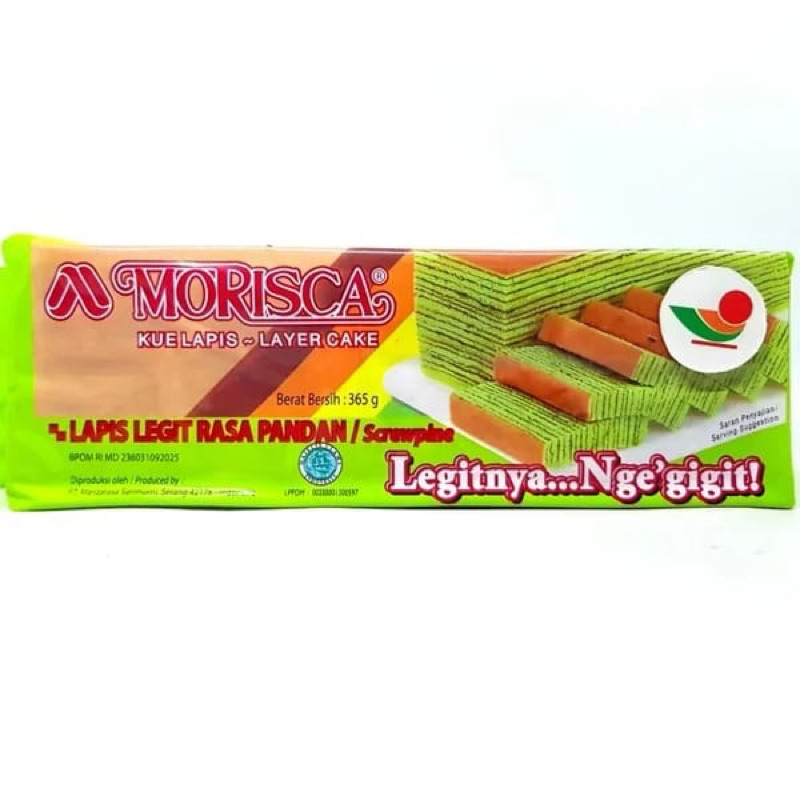 

Morisca Lapis Legit Pandan 365gr