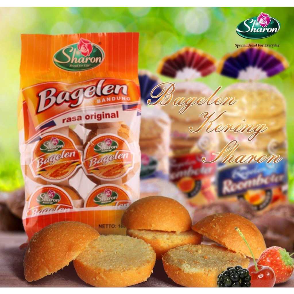 

Bagelen Sharon Snack Roti Kue Kering Rasa Original 1 Dus (6 Bungkus)