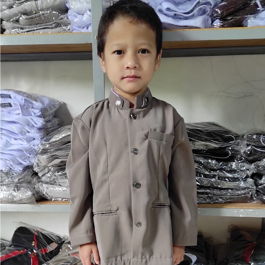 Super Hadiah  Jasko Atasan Anak Pakaian Muslim Anak Pria Baju Anak Jas Koko Anak Remaja SMP Tahun Hi