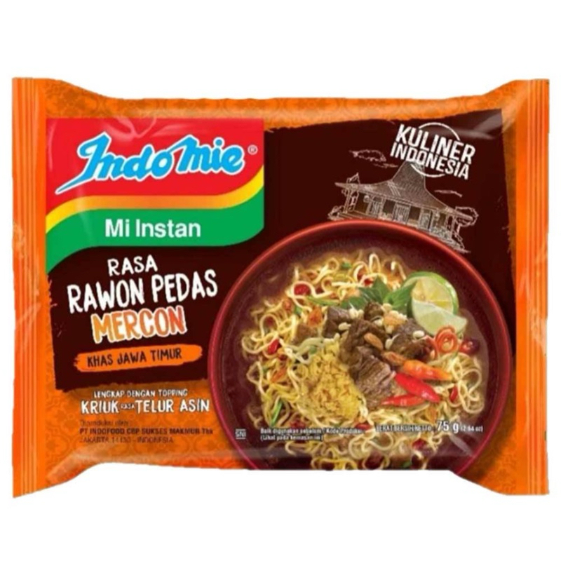 

[AYOBUY.ID] INDOMIE RASA RAWON PEDAS MERCON 75g (1 PCS)