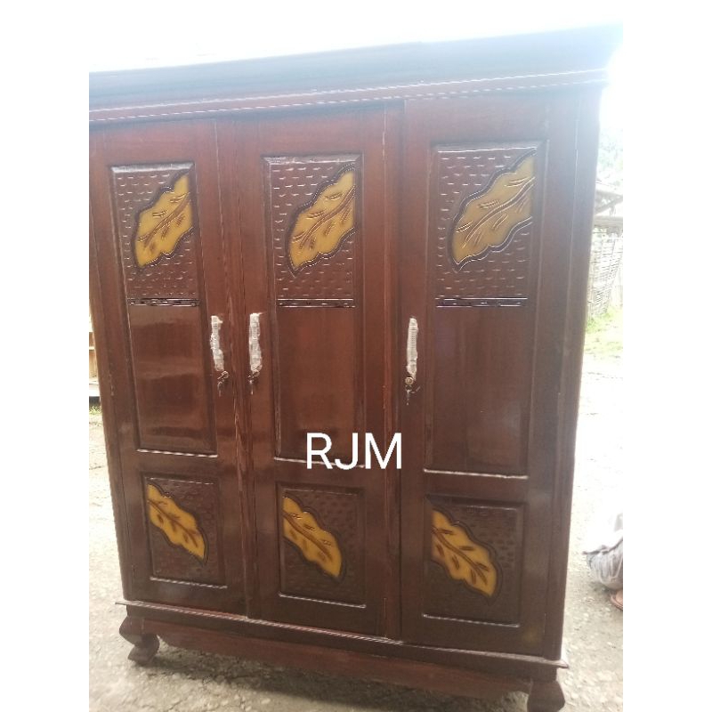 lemari pintu 3 kayu jati lemari pakaian lemari baju