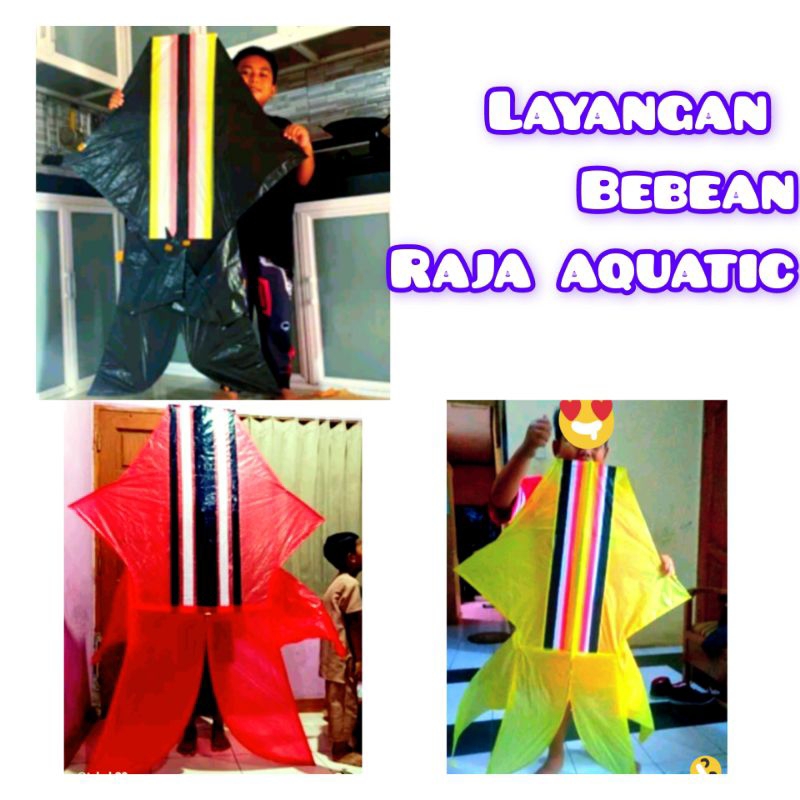 Layangan Bebean Ukuran 70cm × 1m Terlaris berbagai motif semi knockdown