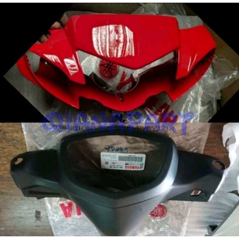 Batok depan  belakang vega r new warna merah maroon