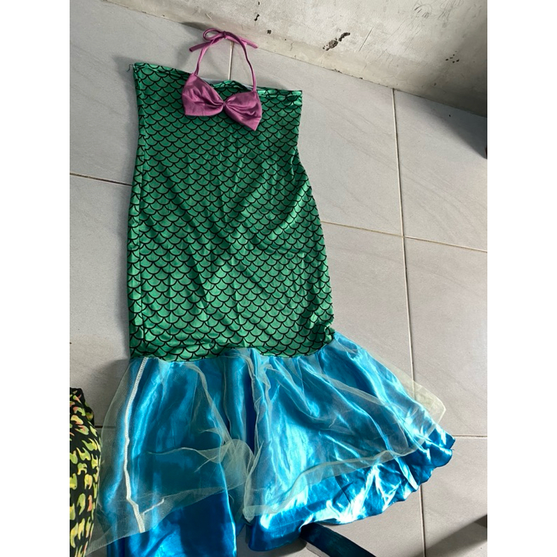 preloved baju princes mermaid ariel