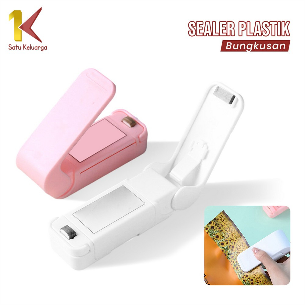 Satu Keluarga Alat Perekat Plastik Snack Sealing Machine Portable C1019 Mini Hand Sealer Perekat Sna