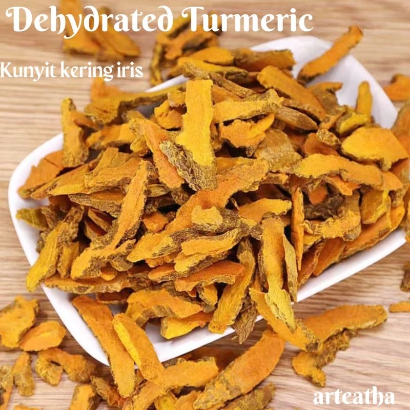 

Premium kunyit kering iris/ dehydrated turmeric slices