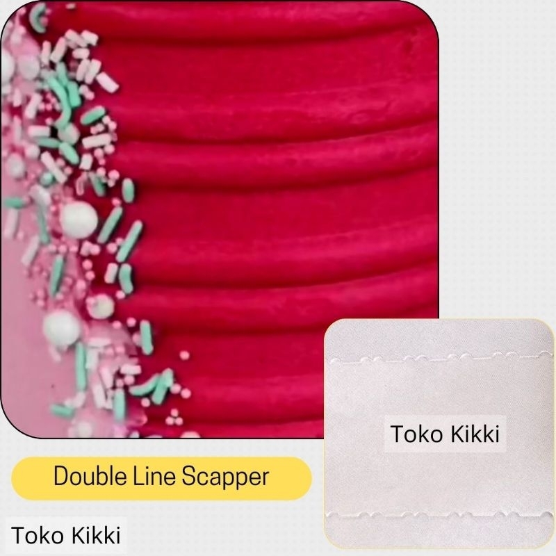 Scrapper Kue / Scrapper Motif kue Buttercream