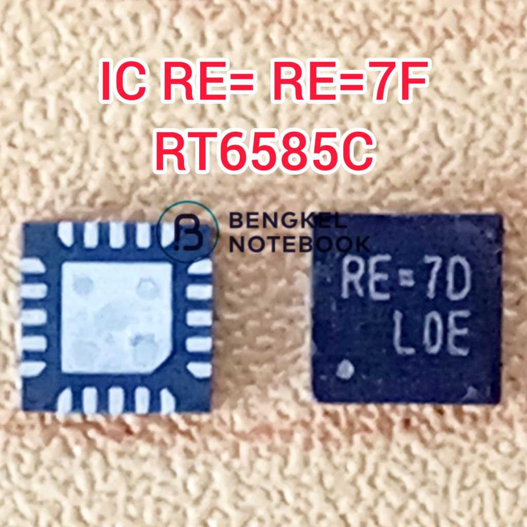 IC RE=7F RE=GH RE=8F RT6585CGQW RT6585C RT6585 RE=