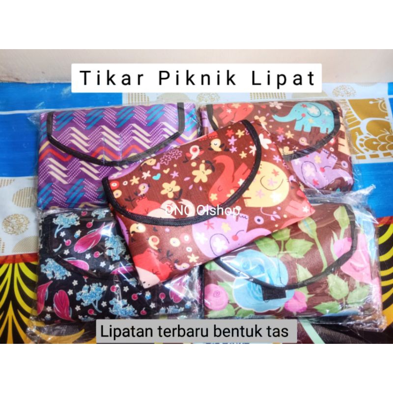 Tikar Piknik Lipat Microsatin / Tikar Piknik Anti Air