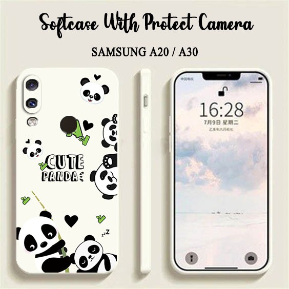 Softcase Macaron Motif Lucu [UV07] For Samsung A20 A30 - Case HP  Samsung A20 - Casing HP  Samsung A