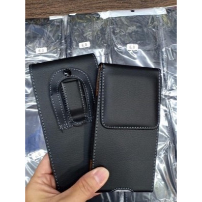 SARUNG DOMPET PINGGANG HP LEATHER CASE KULIT SLOT KARTU KLIP JEPIT