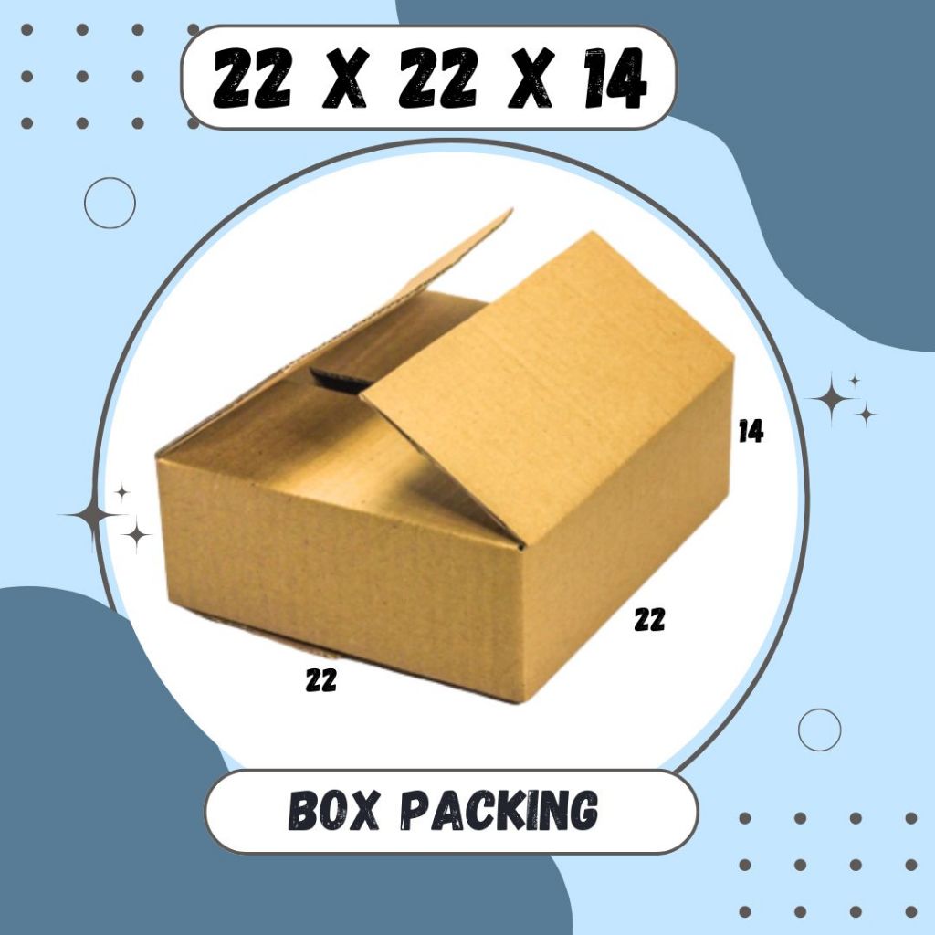 

Box 22x22x14 Packing A1 Dus Karton Kardus Kotak Kemasan Sparepart Assesoris