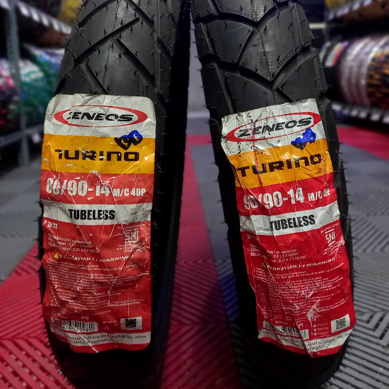 ZENEOS TURINO 80/90-14 Ban Motor Matic Ring 14 Tubeless