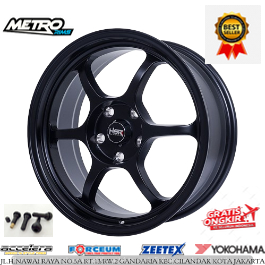 VELG RACING HSR YUZAWA RING 17 COCOK BUAT MOBIL TERIOS XPANDER INOVA RUSH