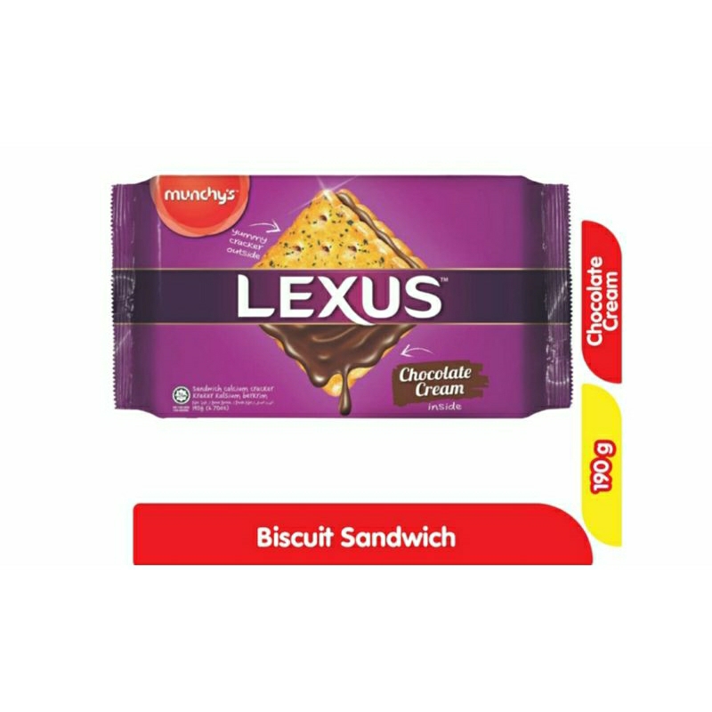 

munchy's Lexus Biskuit Sandwich Chocolate Cream 190